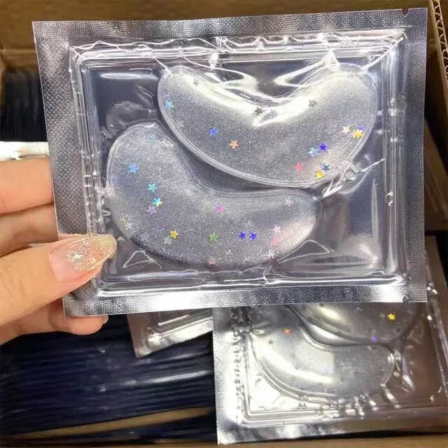 Private Labels Collagen Eye Mask supplier Star transparent eye patch desalination pouch eye masks OEM