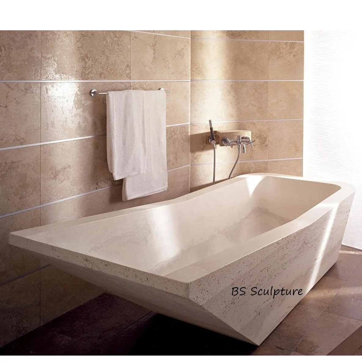 factory direct modern  natural stone marble freestanding  whirlpool spa  bathtub