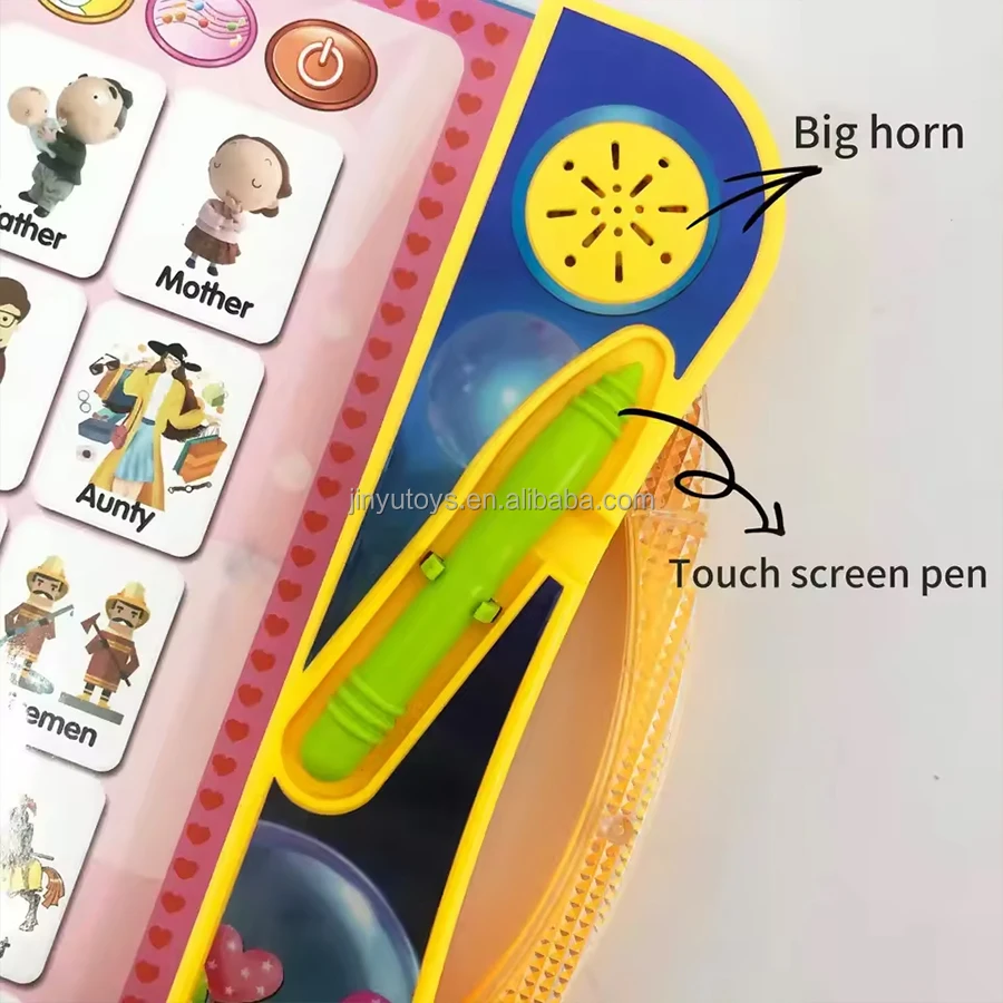 Kid Learning Machine English Finger Point Reading Book Intelligent Studying Audio E-books Baby Early Education Toys Child