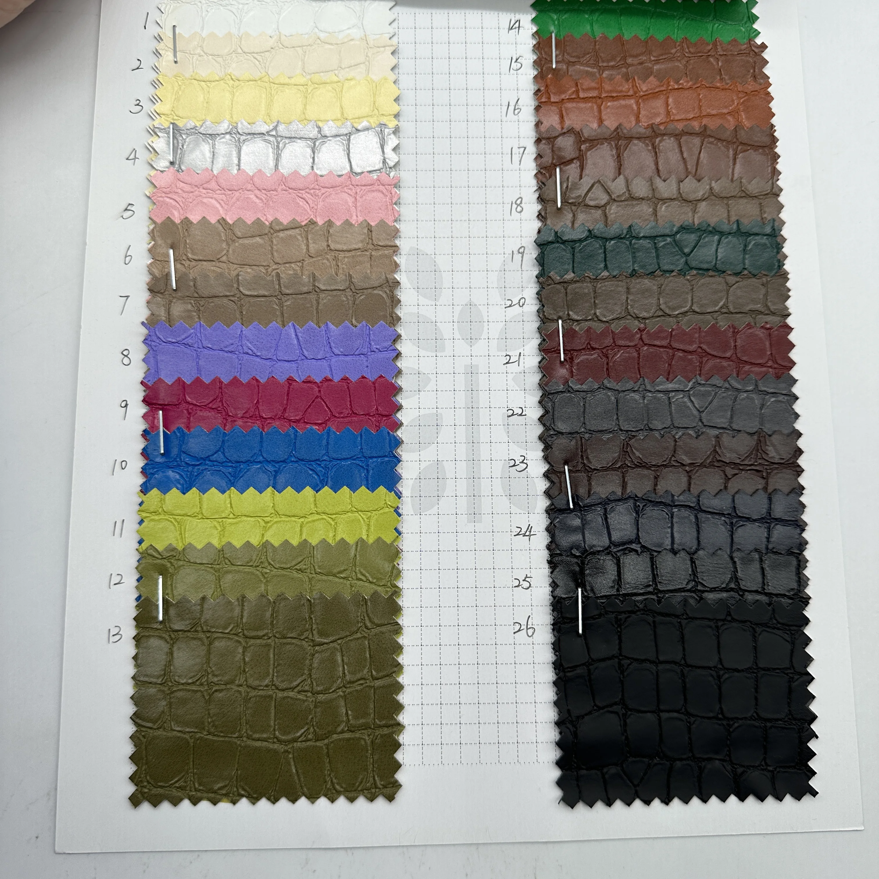 New Design Rayon Backing Fabric Faux Synthetic Leather Fabric Stone Pattern Leather For Jacket