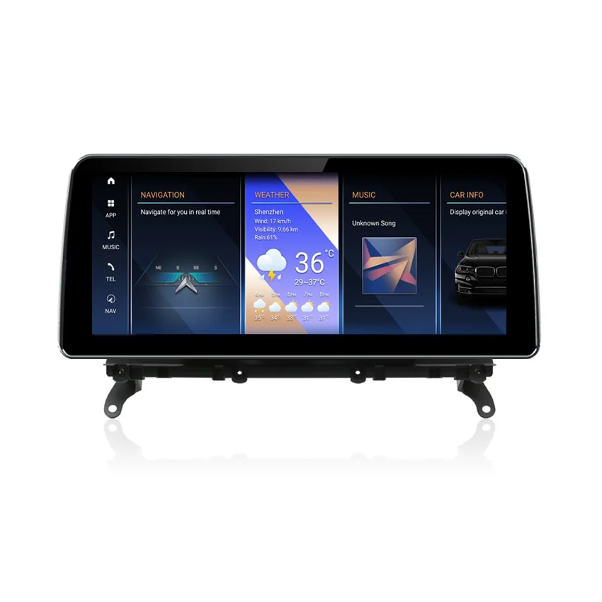 12.3 inch 1920*720p Android 13 Upgrade Screen Carplay Multimedia GPS Navi for BMW X3 F25 X4 F26 NBT System