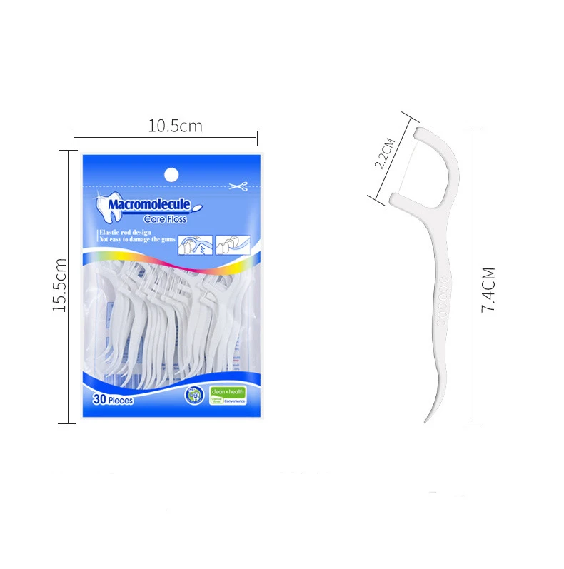 Bulk Eco Friendly Bamboo Charcoal Reusable Vegan Plastic Toothpick Dental Floss Picks Flosser