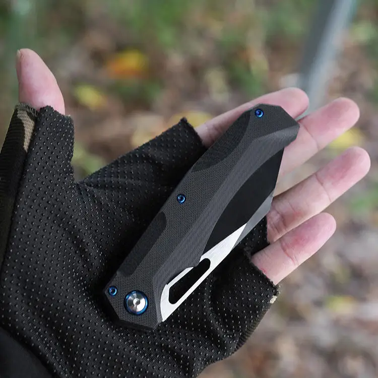 Multifunctional D2 portable stainless steel jackknife fruit knife outdoor tools high hardness knife