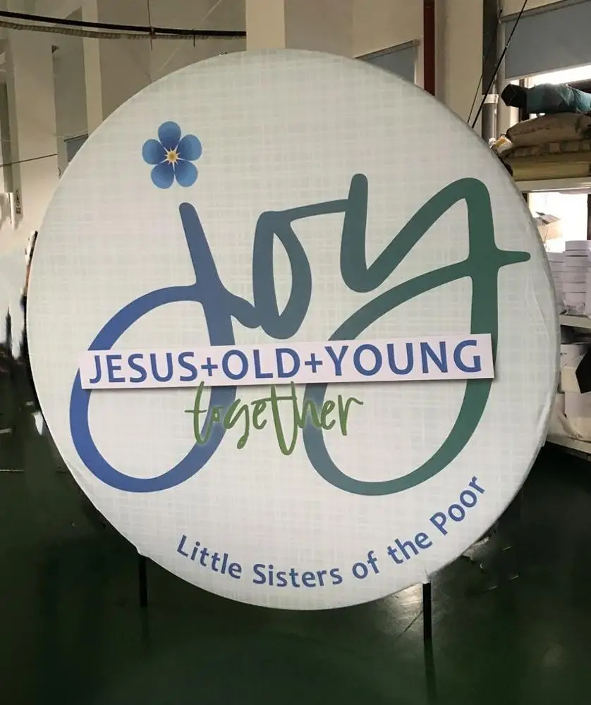 advertising custom backdrop/portable pillow case wedding backdrop