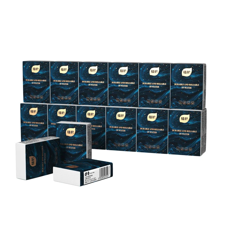 Outstanding Quality Finely Processed Biodegradable Pocket Tissue Mini Handkerchief Paper