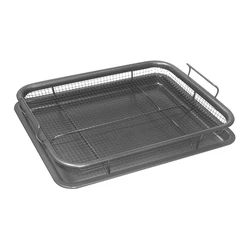 New Product stainless steel Roasting Pan Set Non Stick Copper Coating Rectangle Copper Crisper Baking Tray