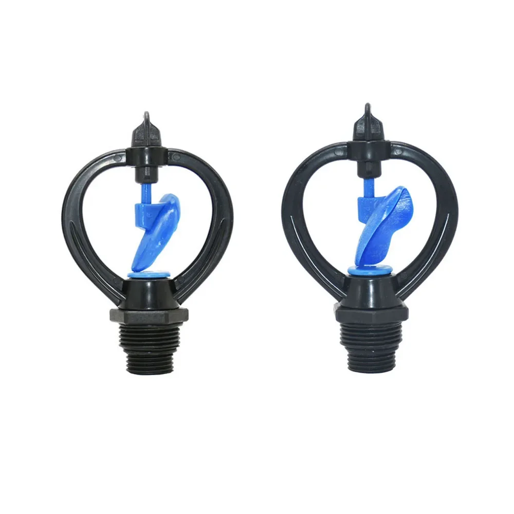 1/2 3/4 Inch Farm Sprinkler 360 Degrees Rotary Lawn Sprinklers for Garden Gardening Water Watering Garden Lawn Irrigation