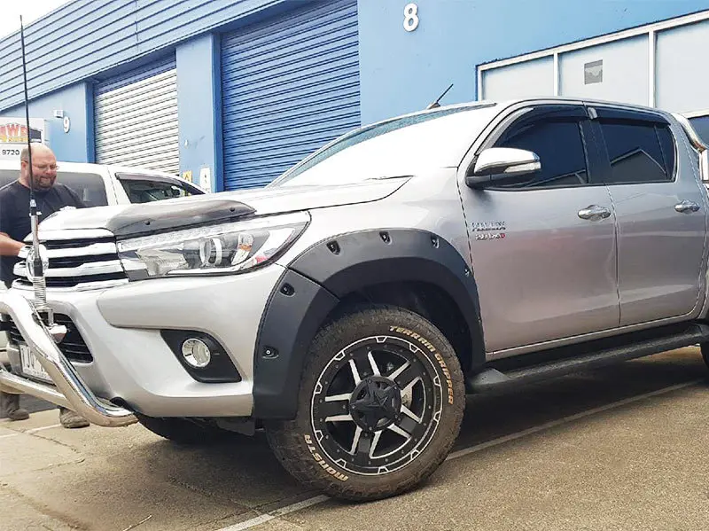 Car Other Exterior Accessories Body Part Flare Wheel Arch Wheel Eyebrows For Toyota Hilux