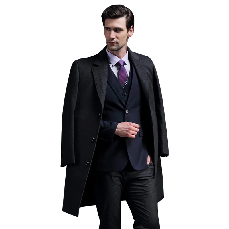 Модное шерстяное зимнее пальто для мужчин BCZ13
