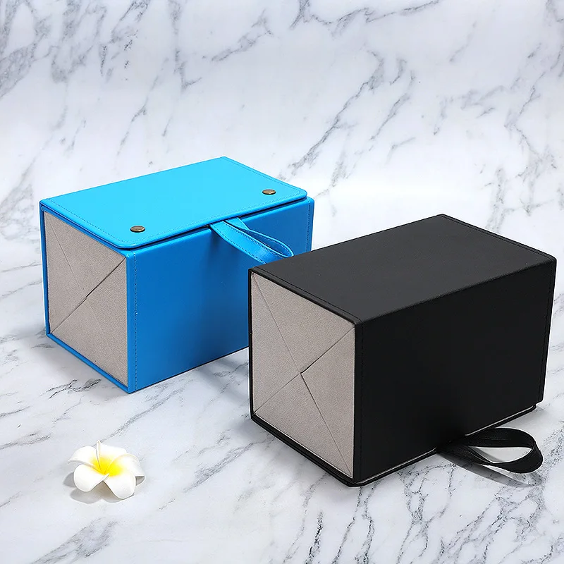 2022 Новое поступление Модные Мульти-решетки Слоты Складная Несколько PU кожаный футляр для очков Солнцезащитные очки ящик