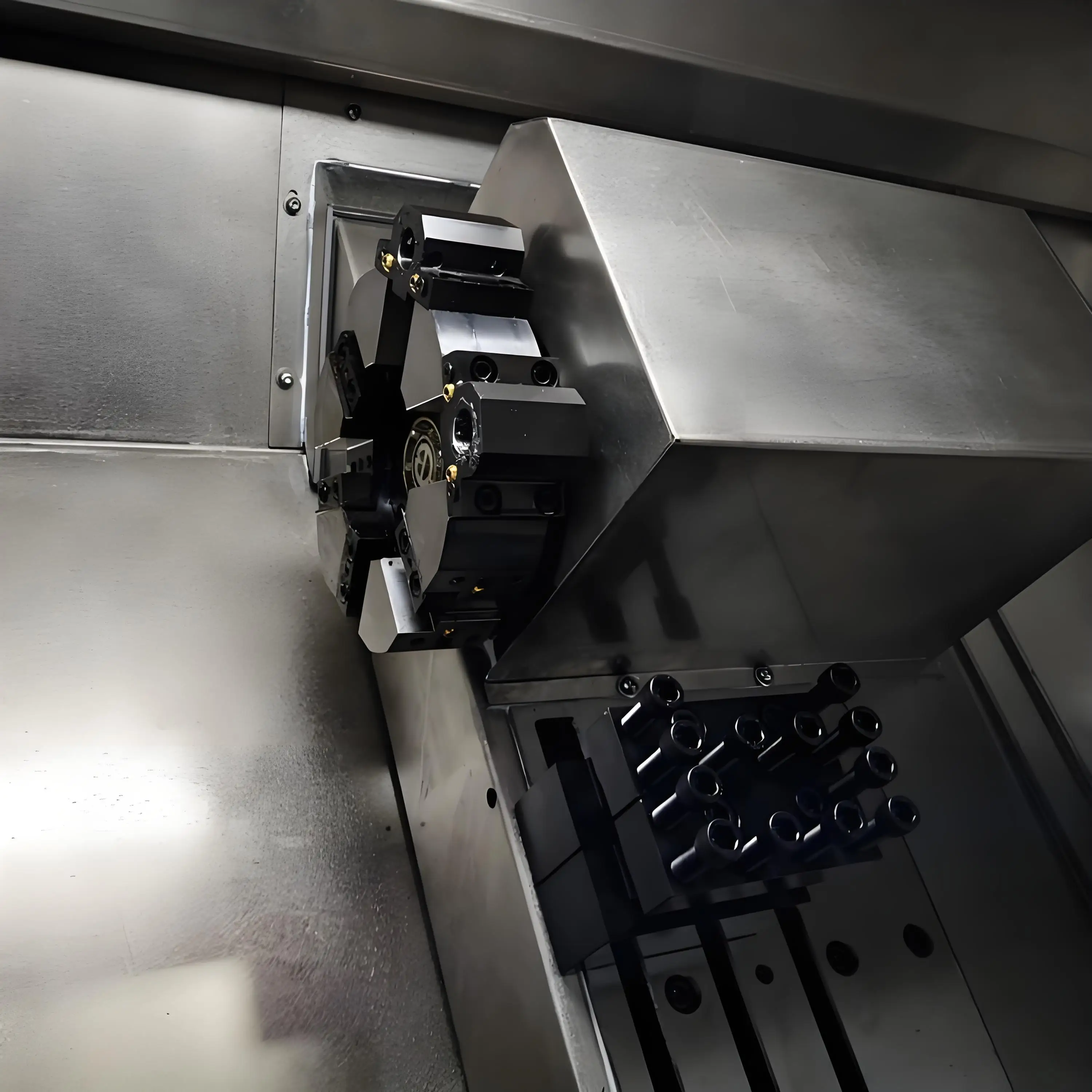 Factory Wholesale Cnc Lathe Slant Bed Control Desk Top Cnc-Lathe-Rubber-Cutting-Tools