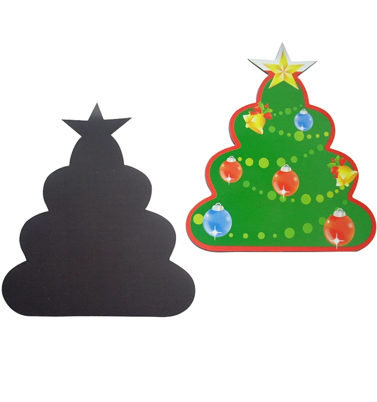 
Christmas promotion gifts paper fridge magnet / Beautiful Christmas printing paper refrigerator magnet 