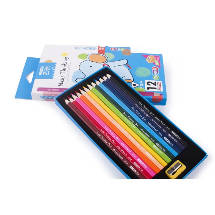 OEM professional drawing artistic 12pcs colored pencil