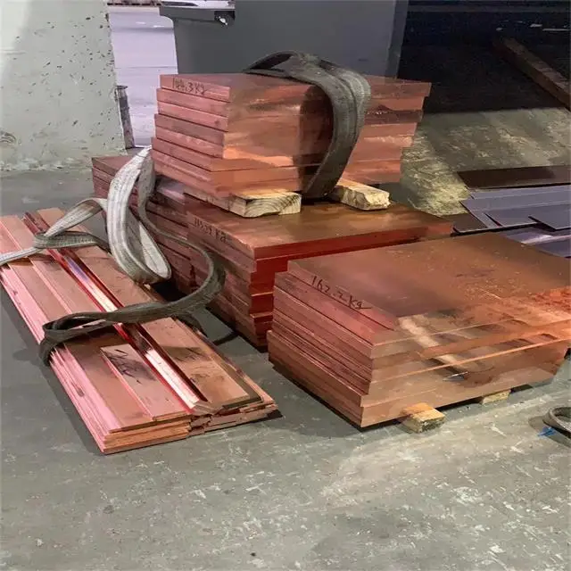 0.1~30mm Copper Sheet 99.99 Pure Copper Plate Price Professional Manufacturer
