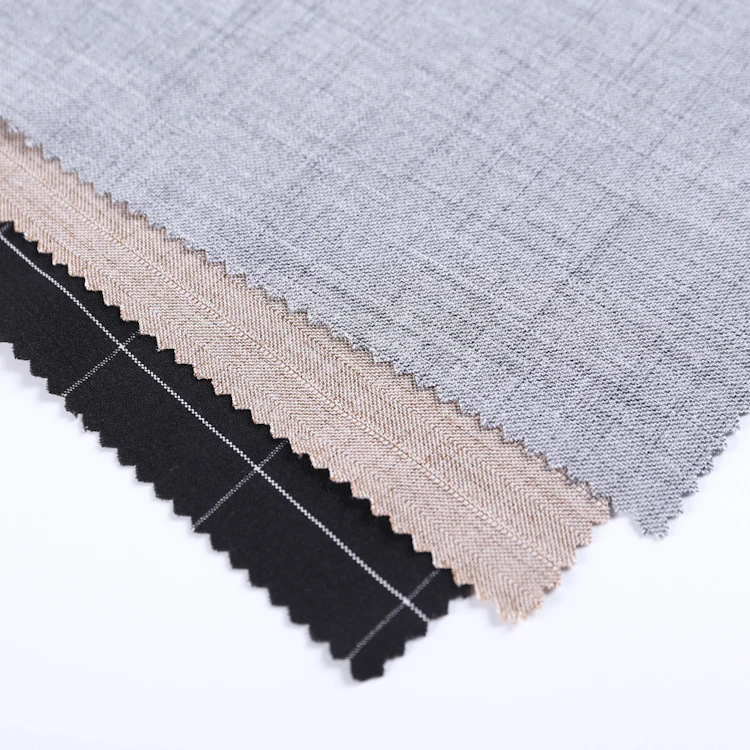 HB21-3 Le lisi fabric with polyester slub yarn mellange effect fabrics textile