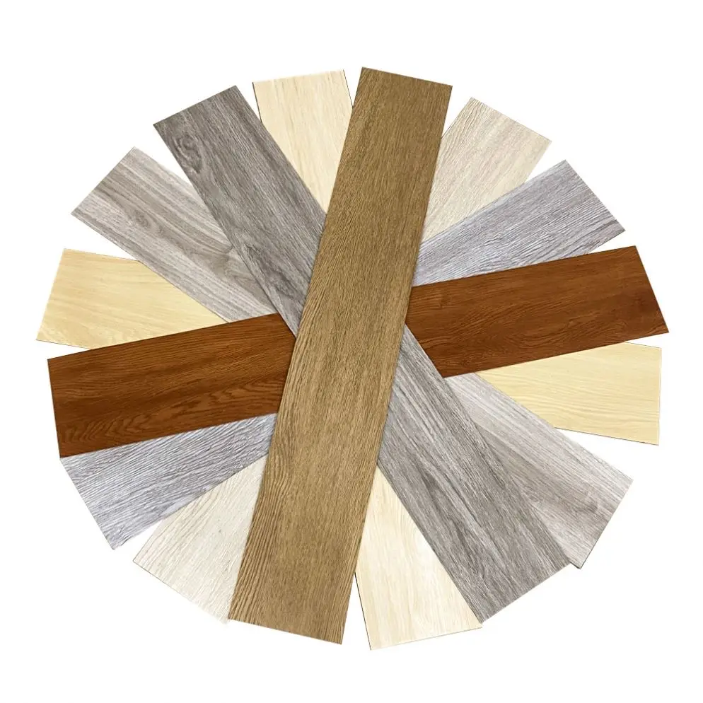 High Quality Wholesale self adhesive pvc floor tile lvp lvt material vinyl tiles dry back floor