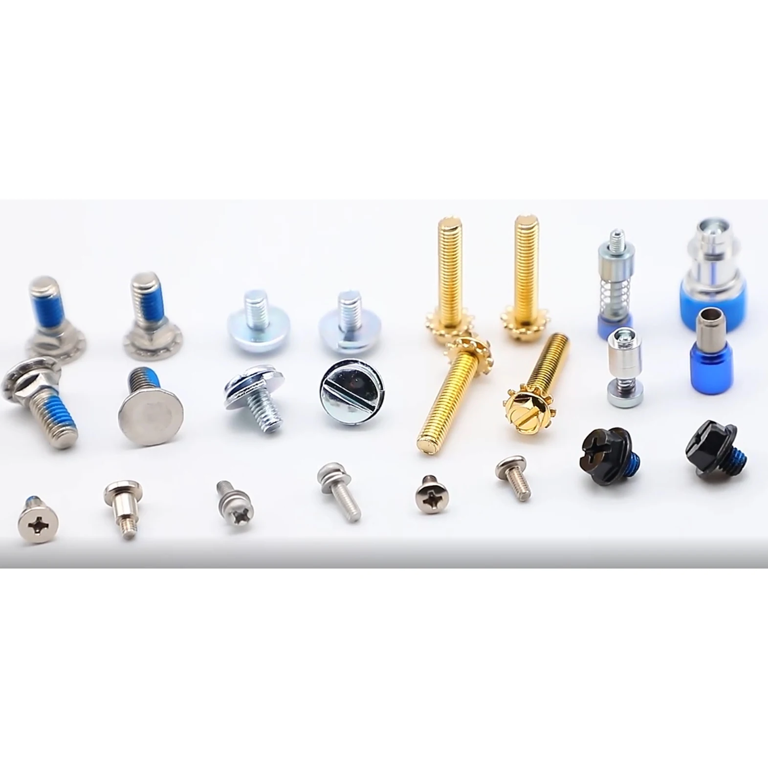 M3 Aluminum Knurling Knob Steel Screw Spring Loaded Captive Panel Screw