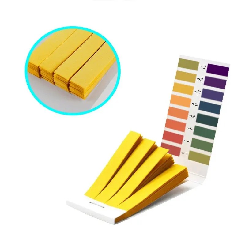 Тест-полоски для определения pH 1-14 прибор проверки остроты зрения ручной из ПЭТ 80 шт. прост в использовании