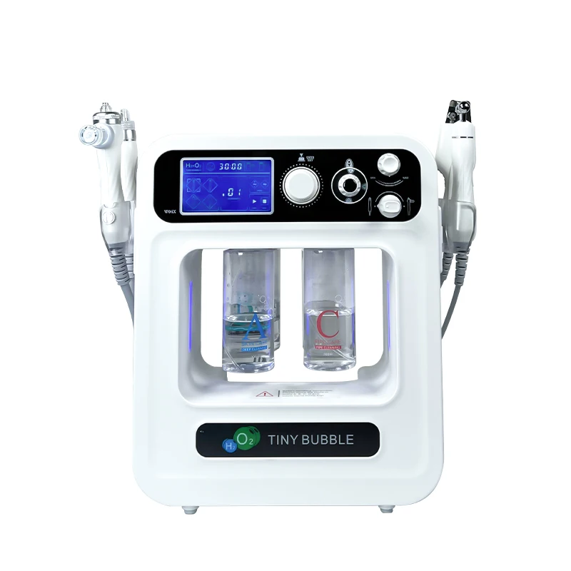 Portable 4 In 1 Water Oxygen Jet Peel Skin Cleansing Hydro Dermabrasion Water Aqua Peeling Facial Machine