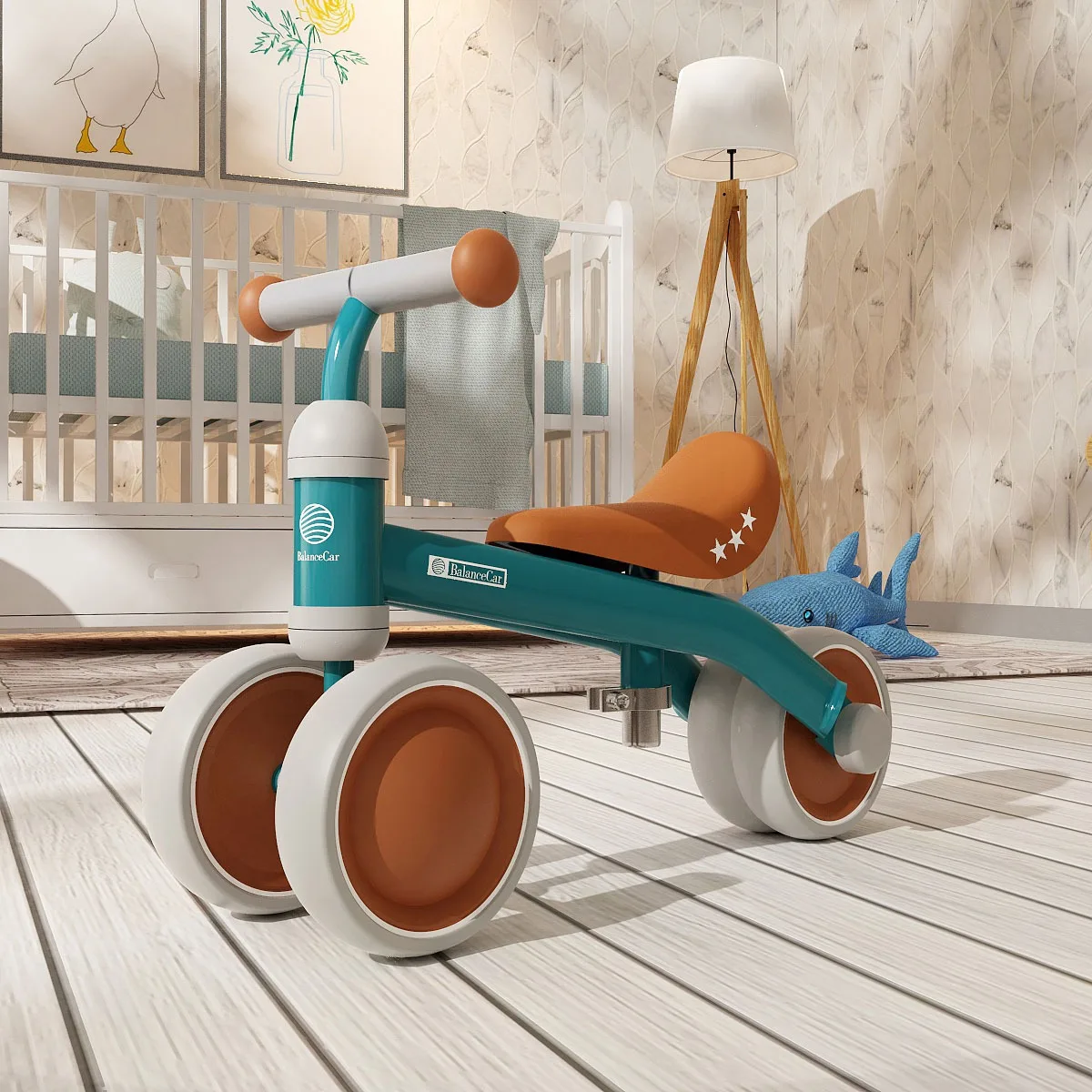 Child Ride On Walker Swing Toy Car Anti -Rollover Baby 4 Wheel Sliding Wiggle Twist Scooter car