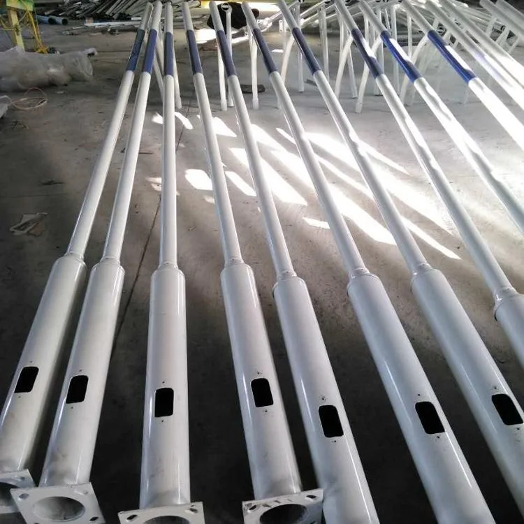 High Quality galvanized steel pole Q235 cctv pole street light poles for sale