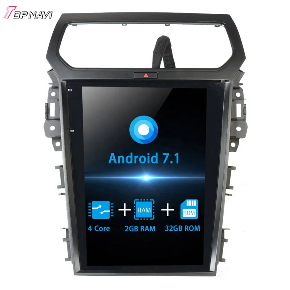 12.1 Inch Android Auto DVD Multimedia Player Tesla-Style Video GPS Navigation For Ford Explorer 2013 -2019  Radio Stereo DVD GPS