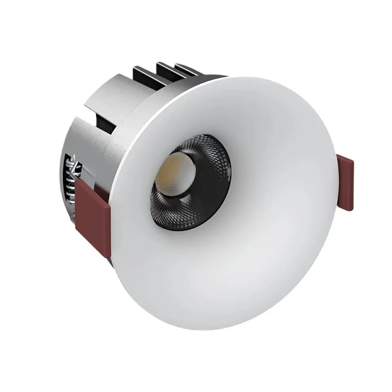 Aluminium lighting china downlight chrome reflector fixture for hotel spotlight tuya zigbee bluetooth dimmable cob led downlight