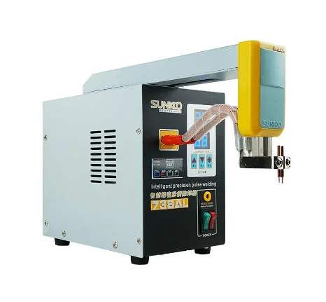 Sunkko 738al 18650 Аккумуляторный точечный сварочный аппарат импульсный + 73lb рычаг без