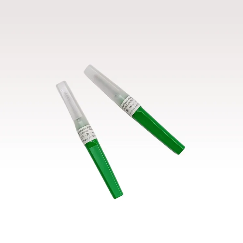 Blood Collection Needle Disposable Sterile Multi Sample 21G Injection & Puncture Instrument CE Green 3 Years Blood Collecting /
