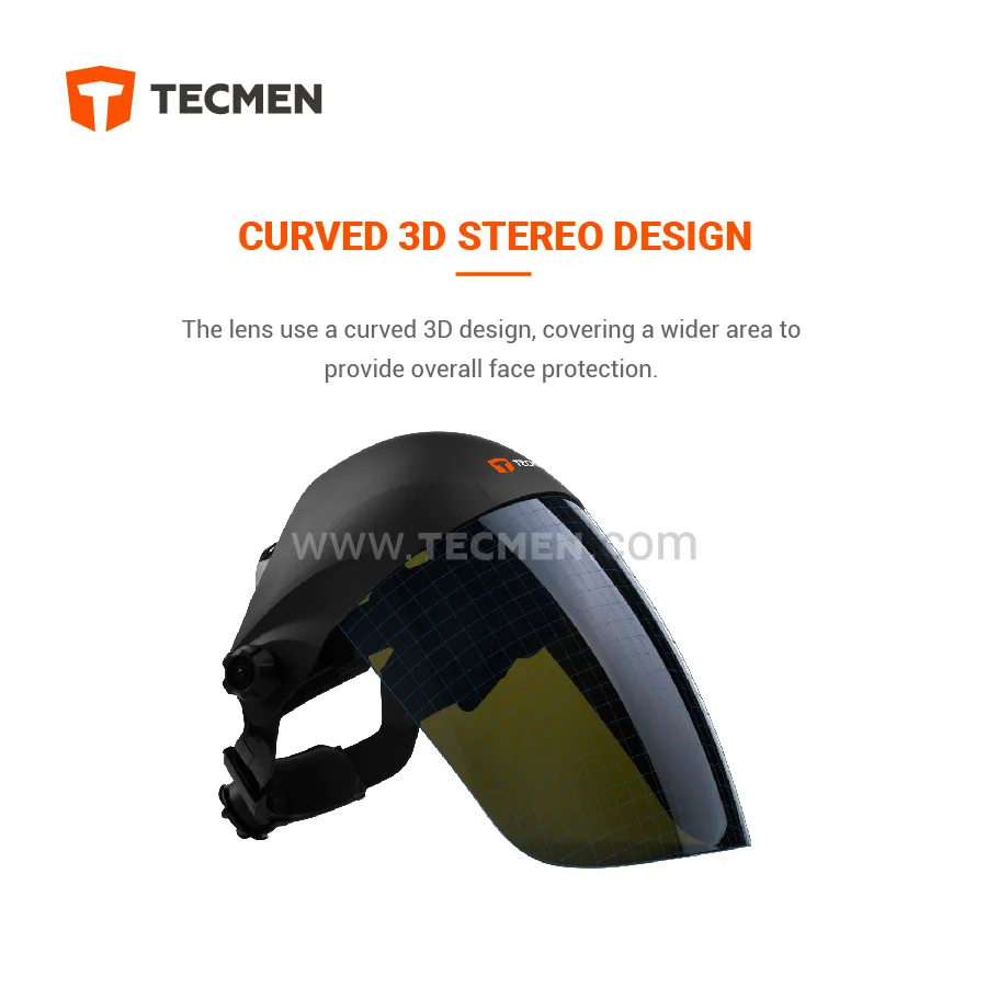 Tecmen TM-S2 оттенок 3 промышленной безопасности защитный лицевой щиток-s Маска-s новый дизайн для insuctrial конструкции