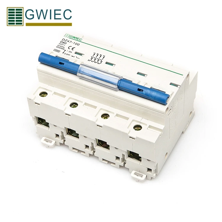 Gwiec 20A 4-полюсный автоматический DZ47-63(C45N) Мини-автомат защити