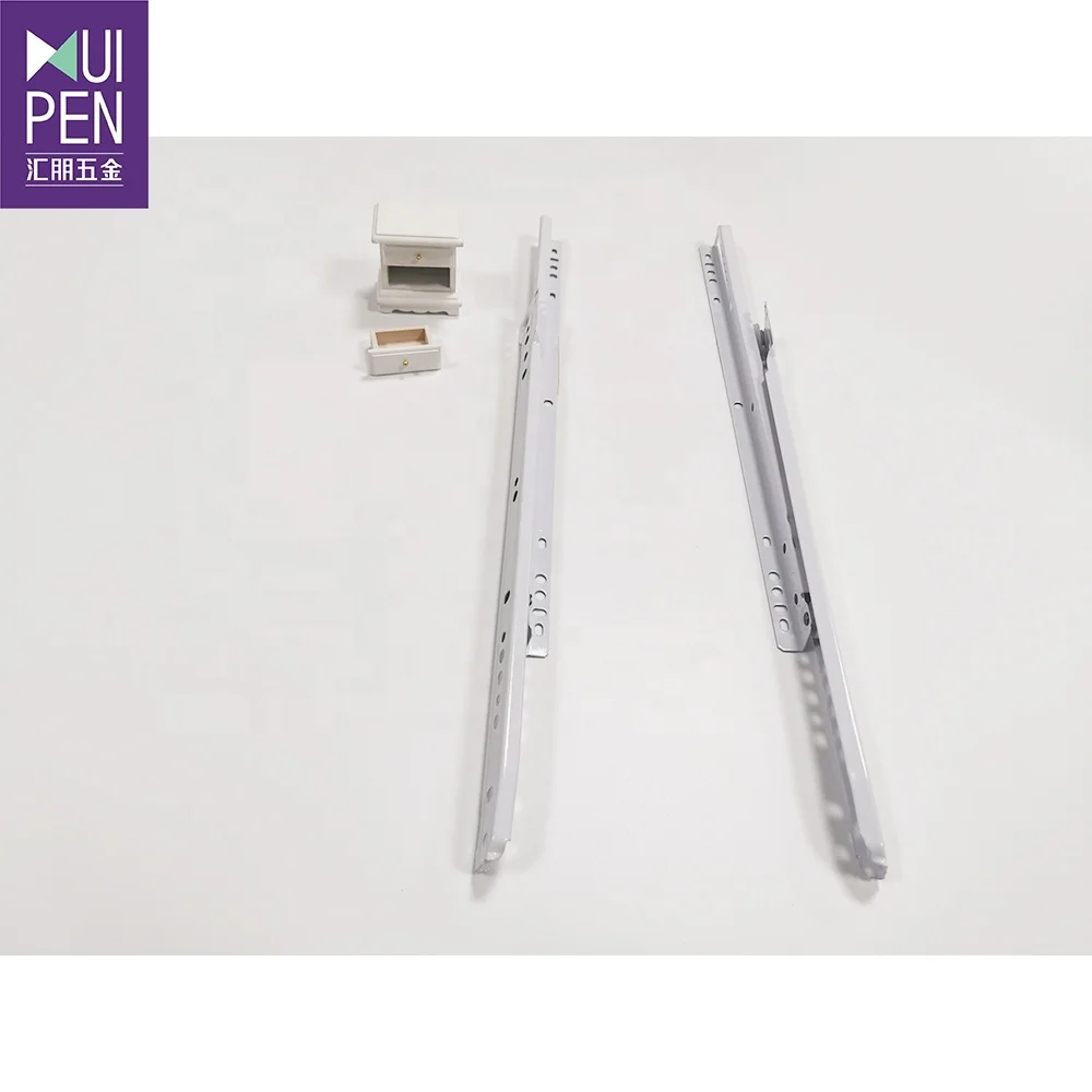 factory price paint coat drawer slide 250mm to 600mm  thickness 0.85mm 1.0mm 1.2mm FGV  type full american type 22inch drawer