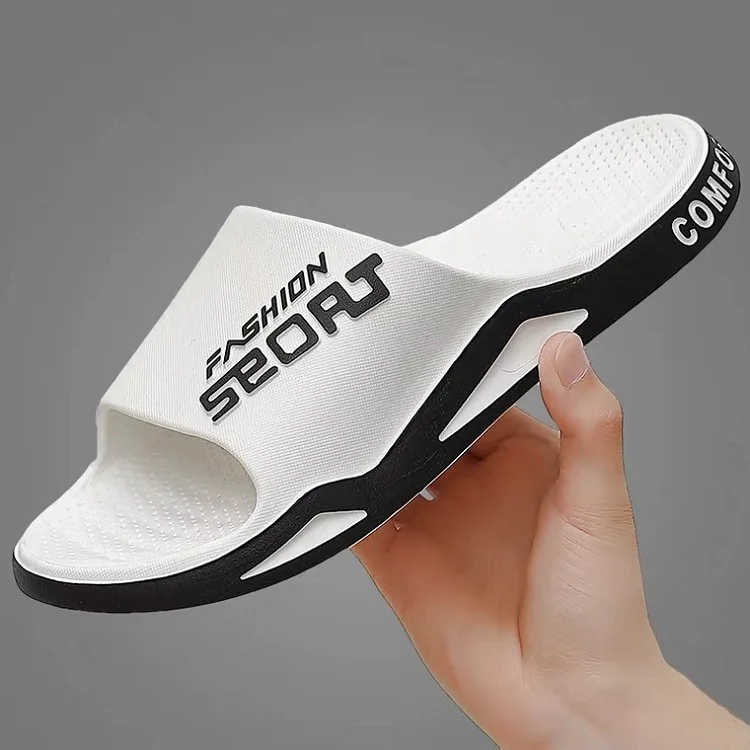 2022 Summer Light Weight Anti-Slip Female Sandals Soft Sole Home Custom Slippers Pure Color Indoor Slides