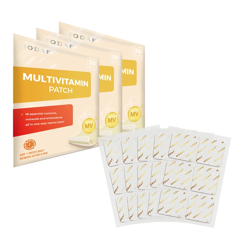 HODAF Hot selling extract  Multivitamin Topical Patch for Boost Vitality  Optimal Energy