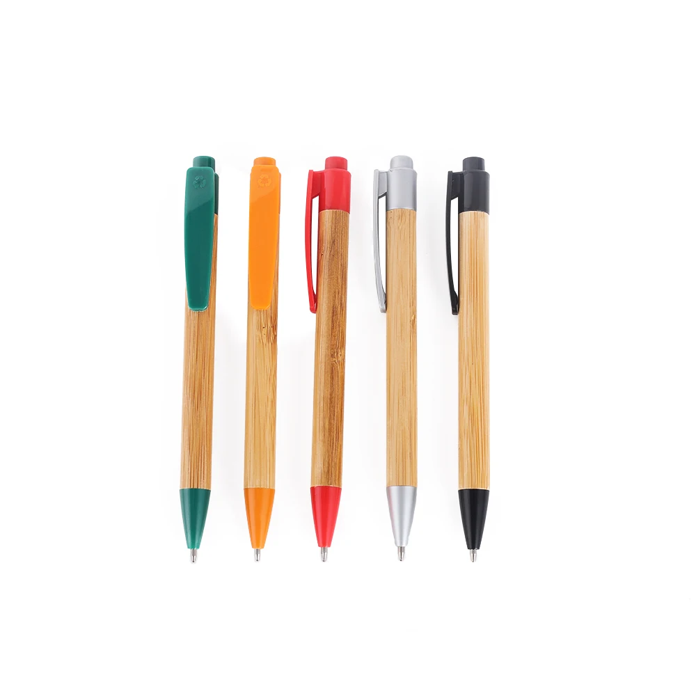 High Quality Cheap Price Promotional Bamboo Pen Office Use Bamboo Ballpoint Pen
