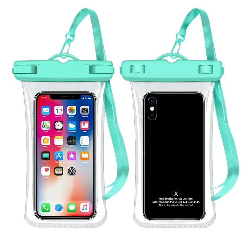 hot TPU phone waterproof case IPX8 Diving waterproof phone bag Touch screen waterproof phone bag