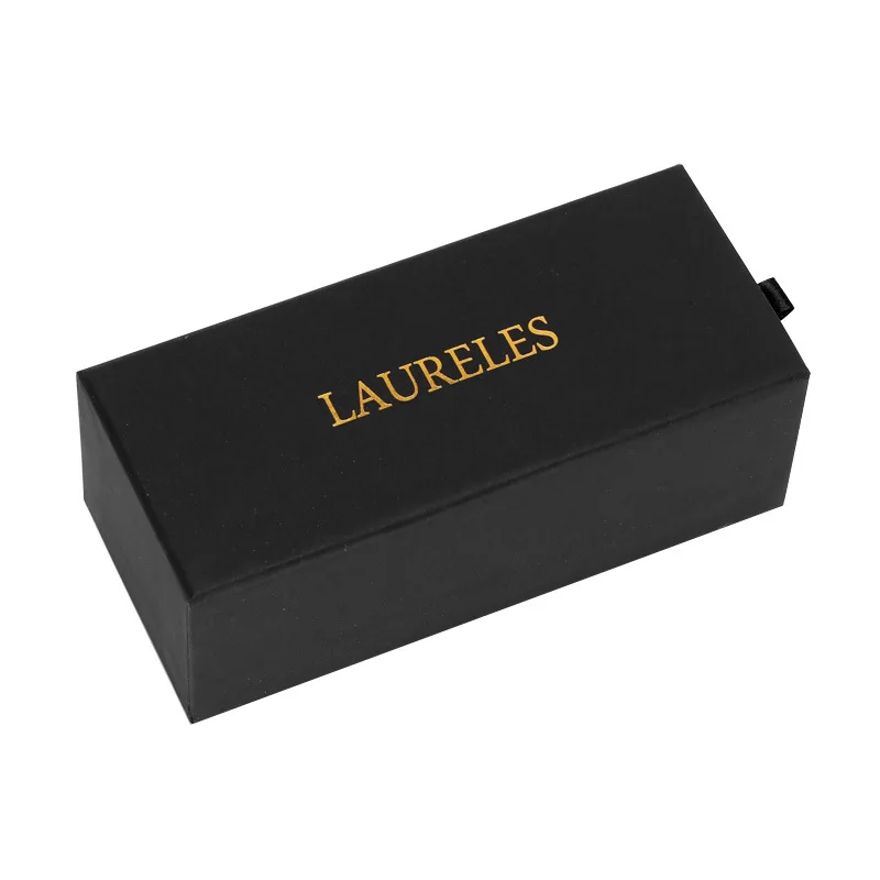 Matt Black Wholesale Custom Logo Gold Foil Premium Luxury Cardboard Paper Gift Drawer Packaging Box