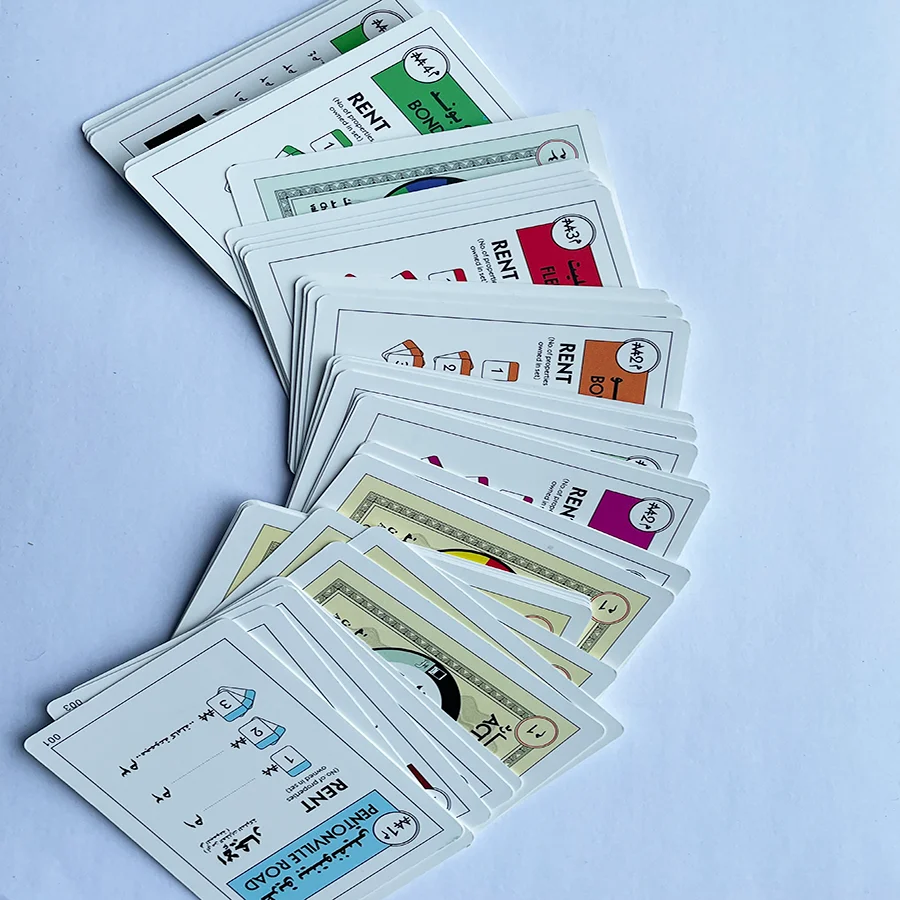 Board Games ARAB DEAL CARD GAME Avon Monopoly Poker Card Deck 108 Card Game