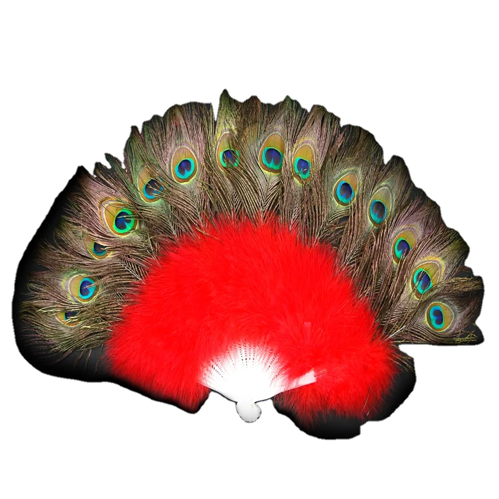Fasion Turkey  Feather And Peacock Fans For Dance