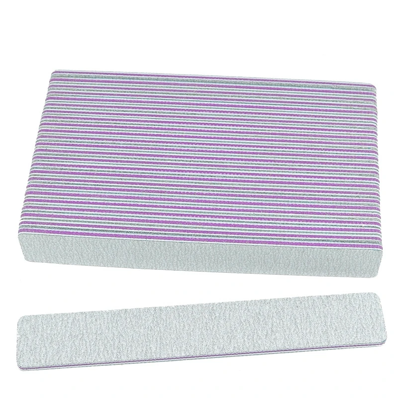 Wholesale Sandpaper Lime Nail Files 100 180  Manicure Nail Files With Logo  Washable Nali File And Buffer Nail Supplier