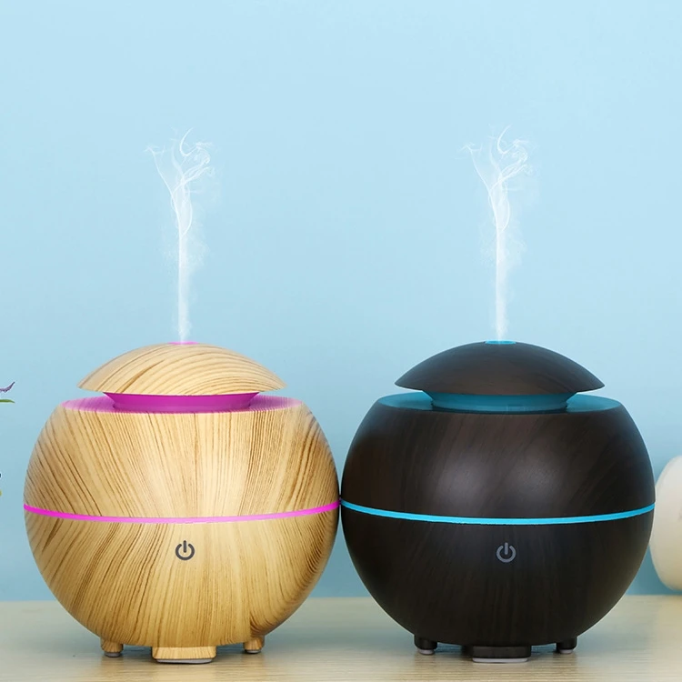 Factory Direct Small Mushroom Design 160ml Mini Portable Steam Aroma Diffuser Electric Ultrasonic Humificador De Aroma