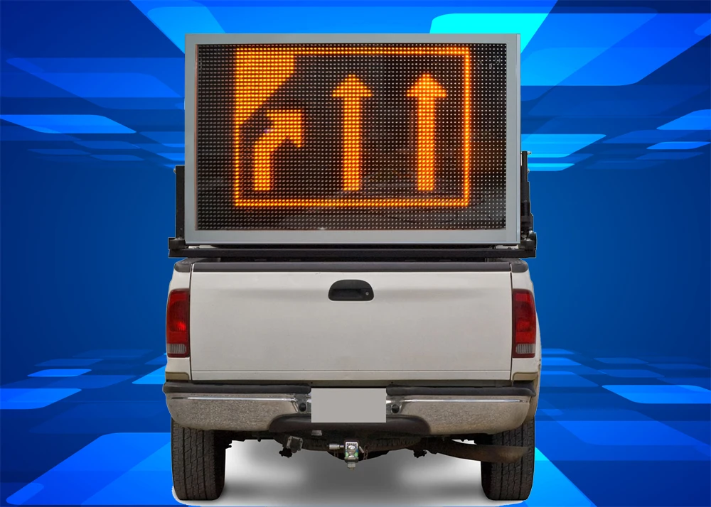 Matrix Screen Vehicle Message Sign Road Traffic Dynamic Message Sign Vehicle Mounted Led Display Vms Board