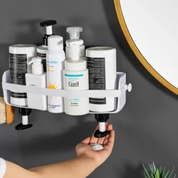 Durable Without Falling Off Wall Drain Corner Bathroom Rack Shelf