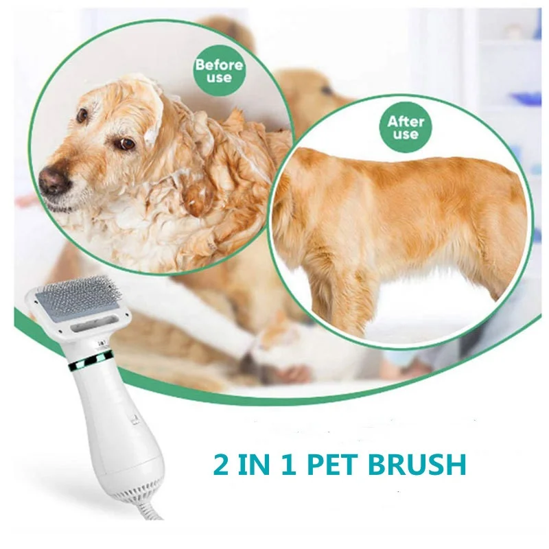 Sohpety Portable Blower Cat Pet Dry Dog Grooming Hair Dryers Pet Hair Dryer Drying Brush Machine Grooming