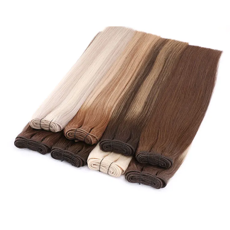 Machine Weft Best Quality Invisible Cuticle Aligned Human Hair Machine Weft