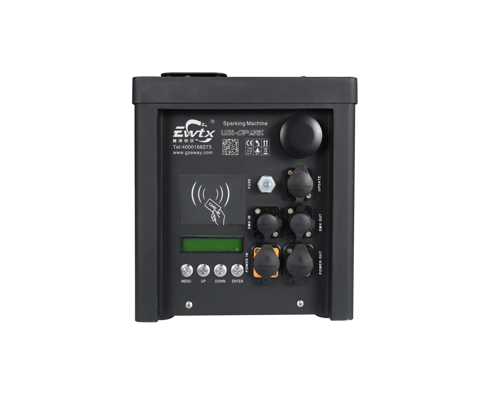 570W LUX-SPARK DMX Cold Sparking Machine Waterproof Fireworks Machine for Wedding DJ Music Lighting Audio Party Stage Effects