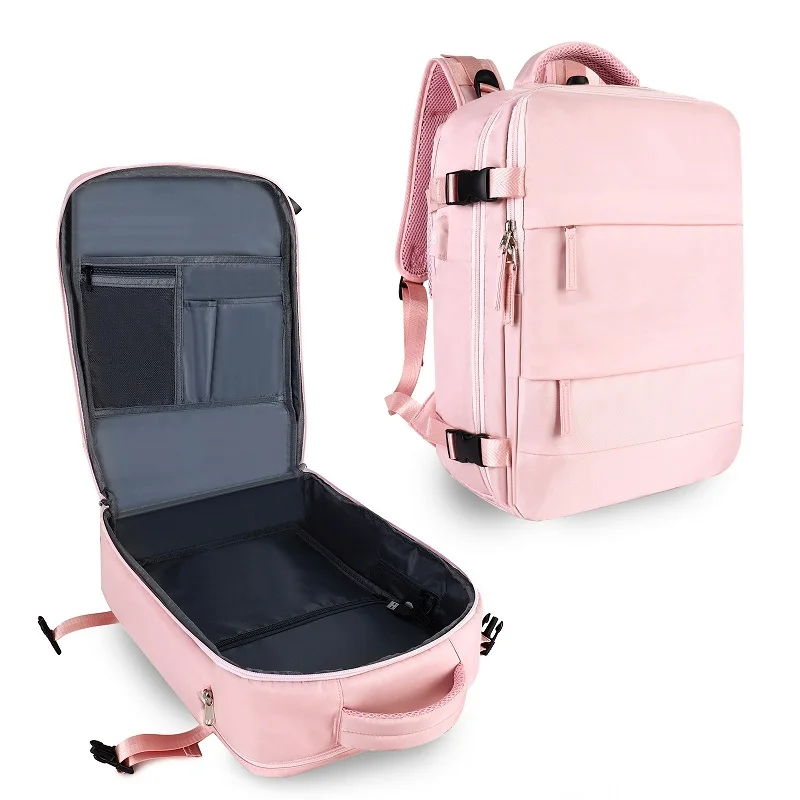 Unique design large capacity outdoor oxford waterproof laptop backpacks for women Custom travel hiking backpack bag