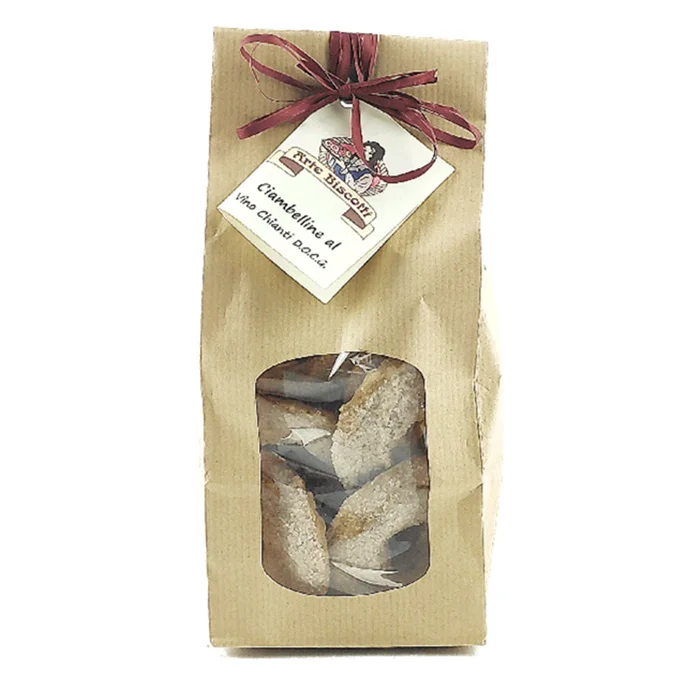 Hot Sell Il Ciliegio Snacks Delicious Biscuit With Wheat Flour Chianti Wine Made In Italy By Paper And Plastic Bag