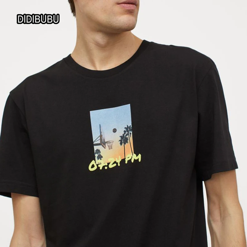 DIDIBUBU customized printing sport shirt 100% organic cotton sweat absorebing couple t-shirt