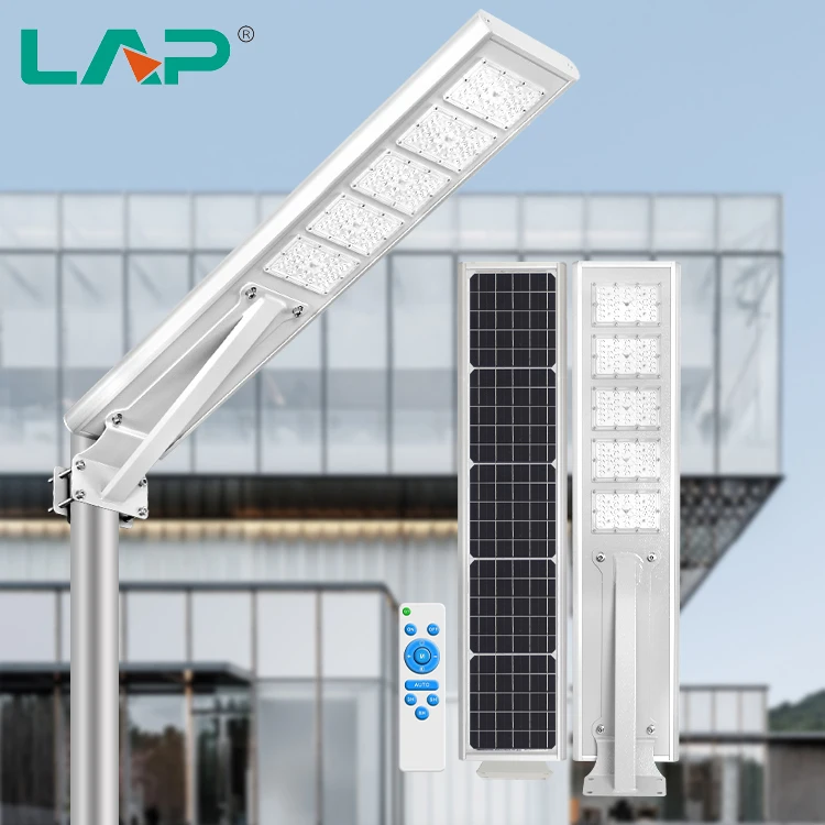 LAP Aluminum Outdoor 15W 20W 30W All In One Led Solar Streetlights